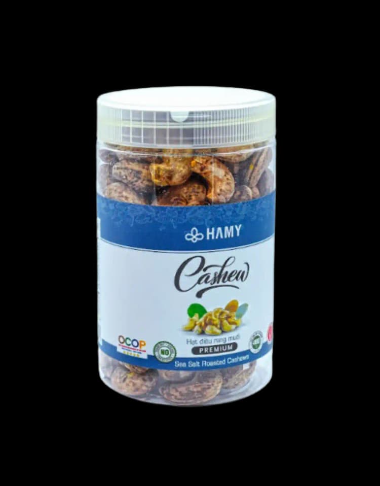 Hạt điều rang muối có vỏ 400g